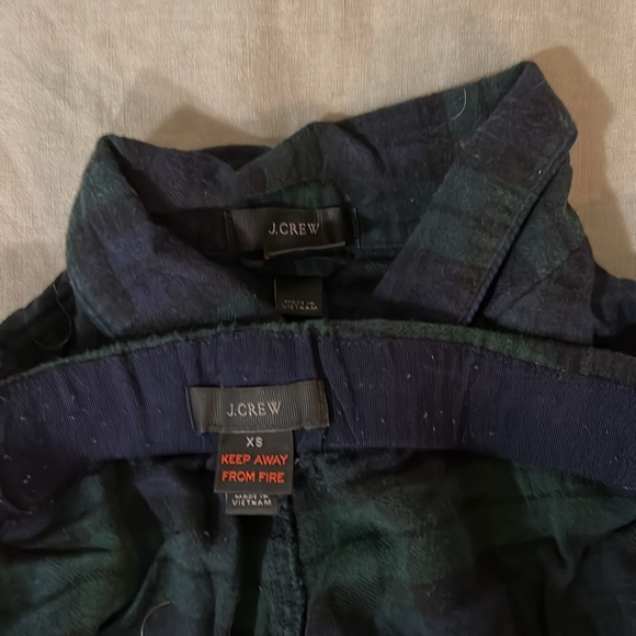 Jcrew black watch flannel pyjamas - Picture 2 of 3